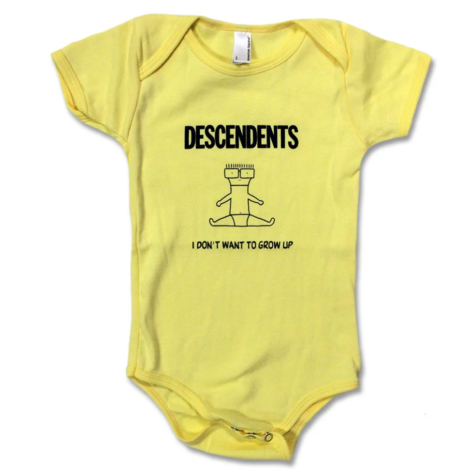 Descendents Yellow Onesie