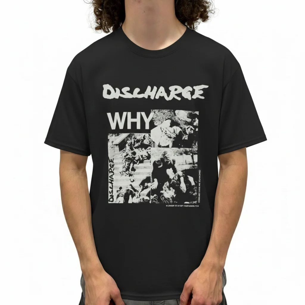Discharge Why T-Shirt - Image 2