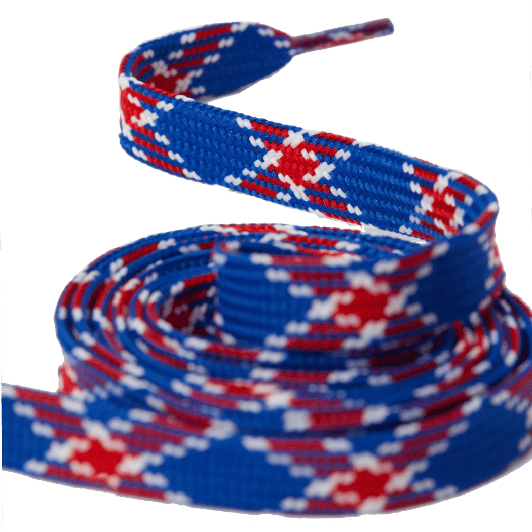 Dr. Martens 8-10 Eye Laces Blue Plaid - Image 3