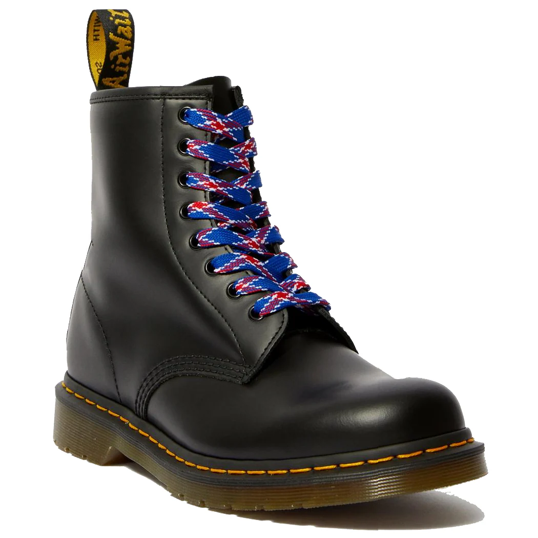 Dr. Martens 8-10 Eye Laces Blue Plaid - Image 4