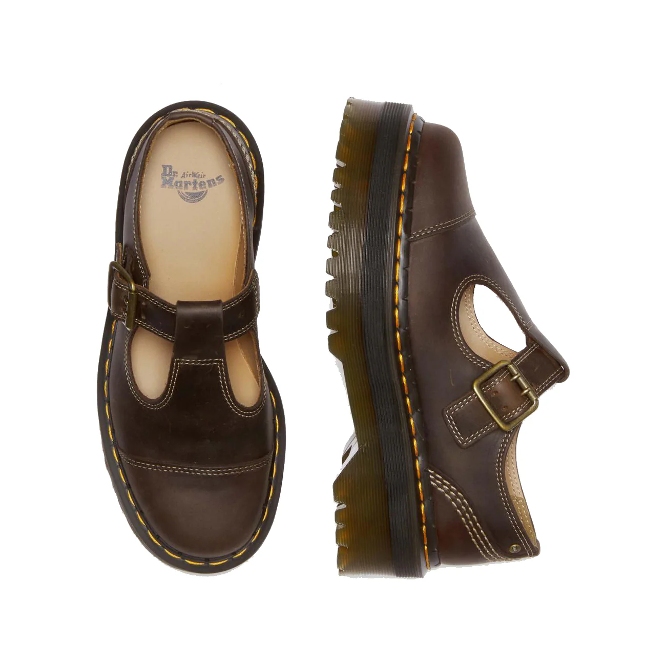 Dr. Martens Bethan Arc Crazy Horse Leather Platform Mary Janes - Image 8
