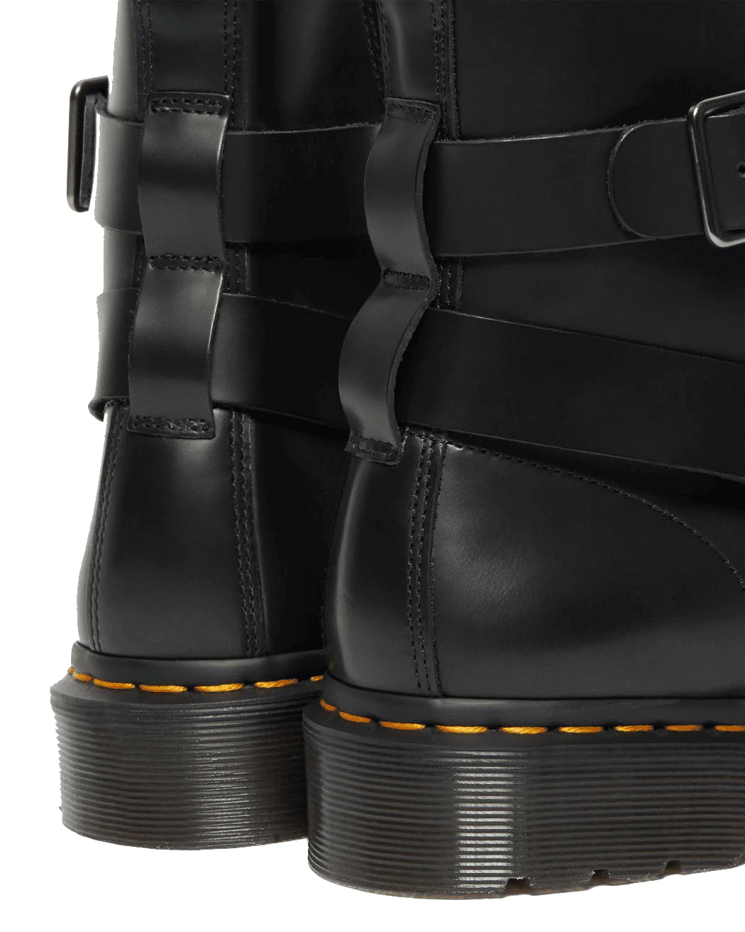 Dr. Martens Leather Harness Lace Up Boots - Image 6