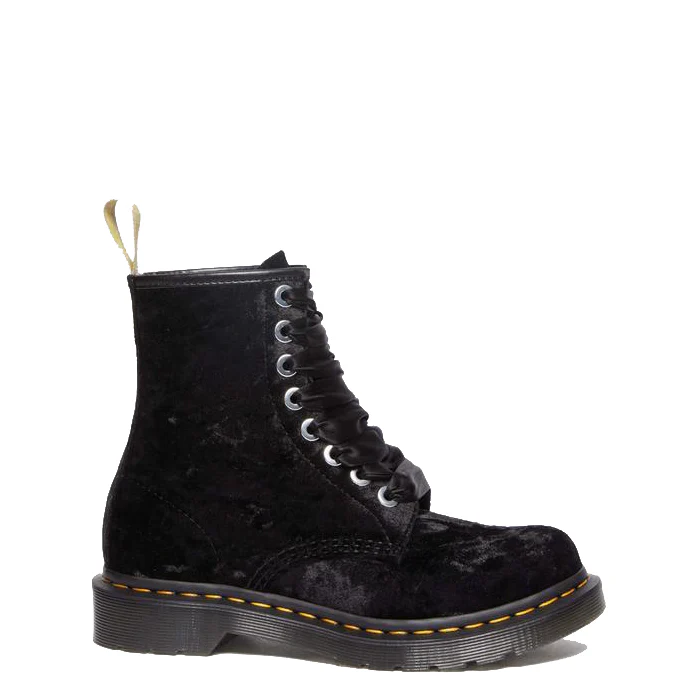 Dr. Martens Vegan 1460 Crushed Velvet 8-Eye Boot - Image 5