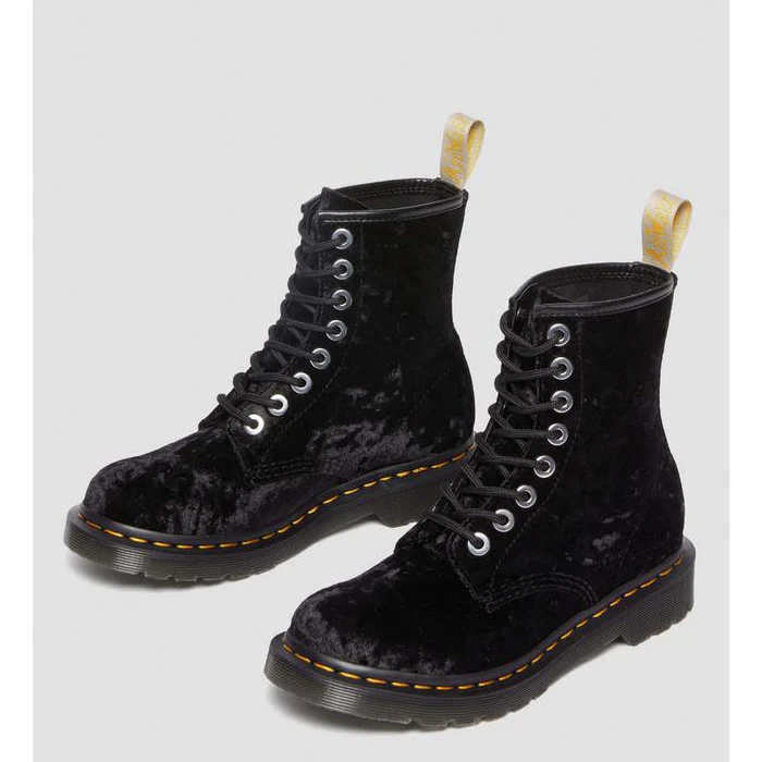 Dr. Martens Vegan 1460 Crushed Velvet 8-Eye Boot - Image 6