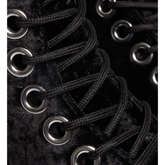 Dr. Martens Vegan Jadon Max Crushed Velvet Platform Boot - Image 4