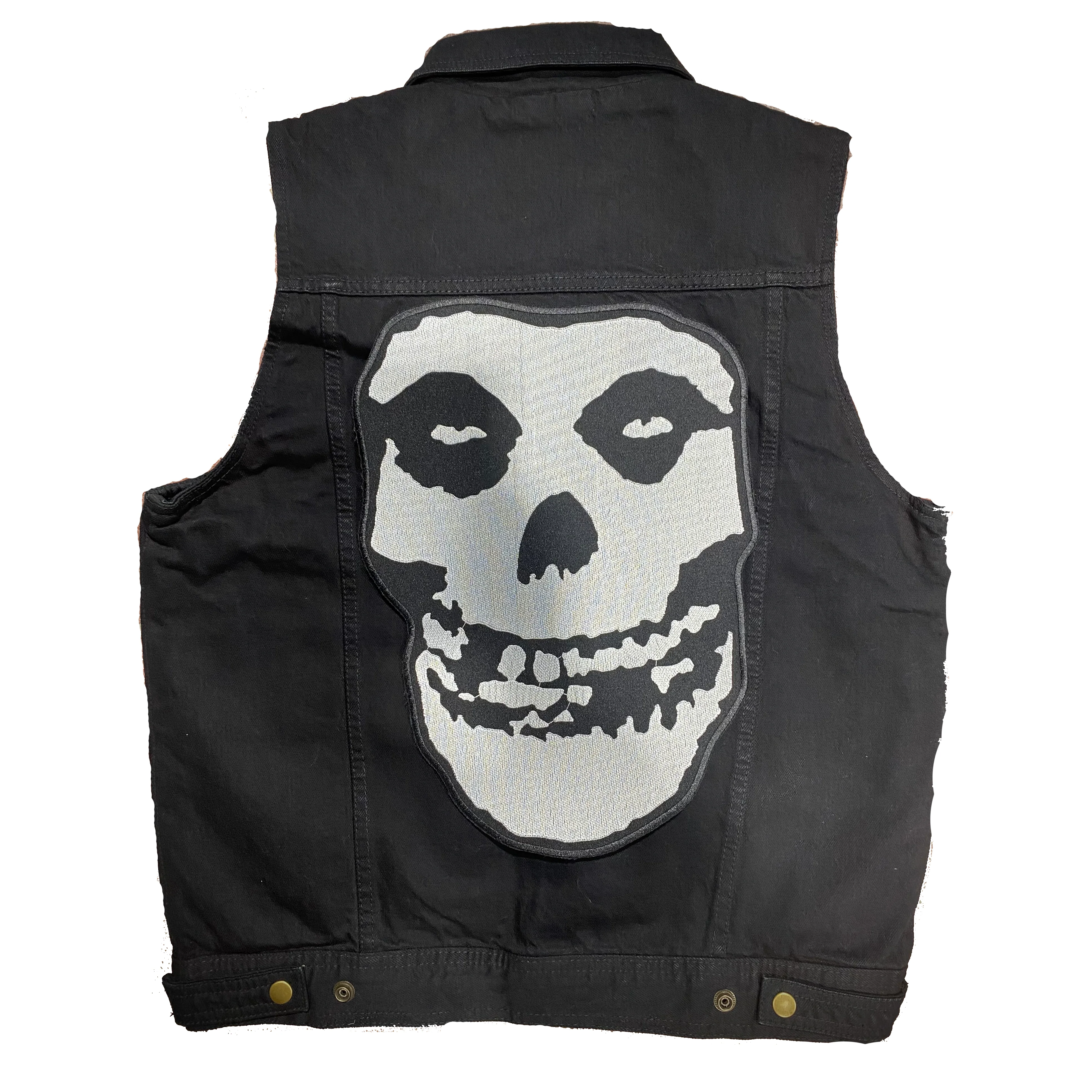 Misfits Fiend Skull Embroidered Back Patch - Image 2