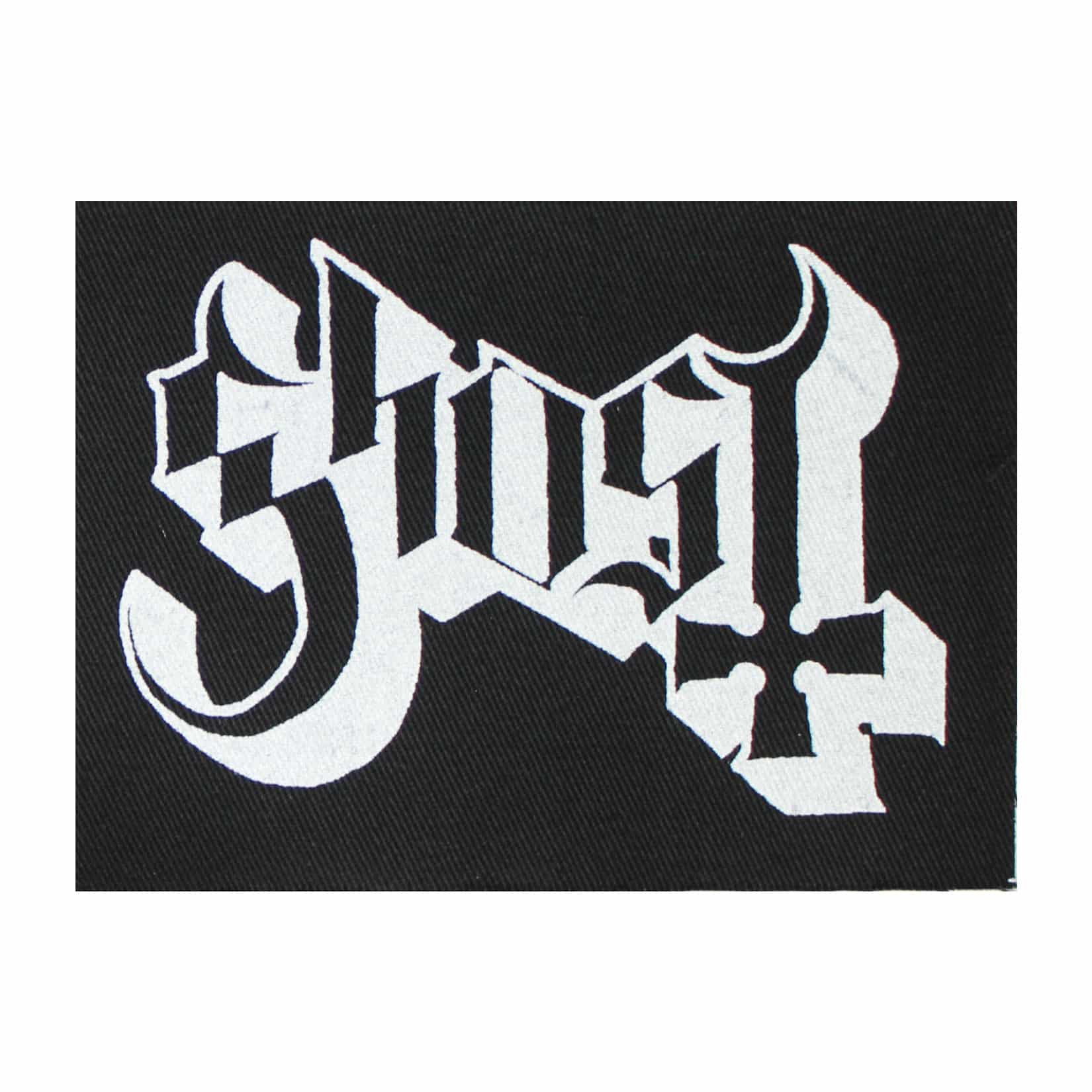 Ghost Cloth Logo Patch