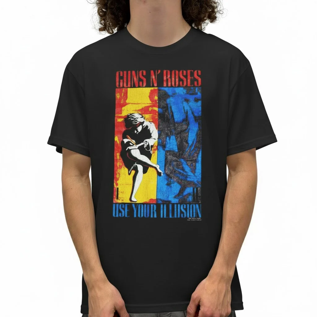 Guns n Roses 1991 Illusion Combo T-Shirt - Image 2