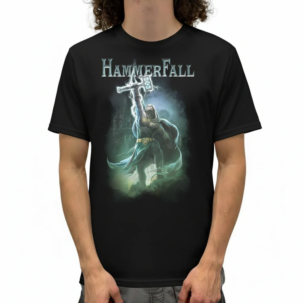 Hammerfall Hammer High T-Shirt - Image 2