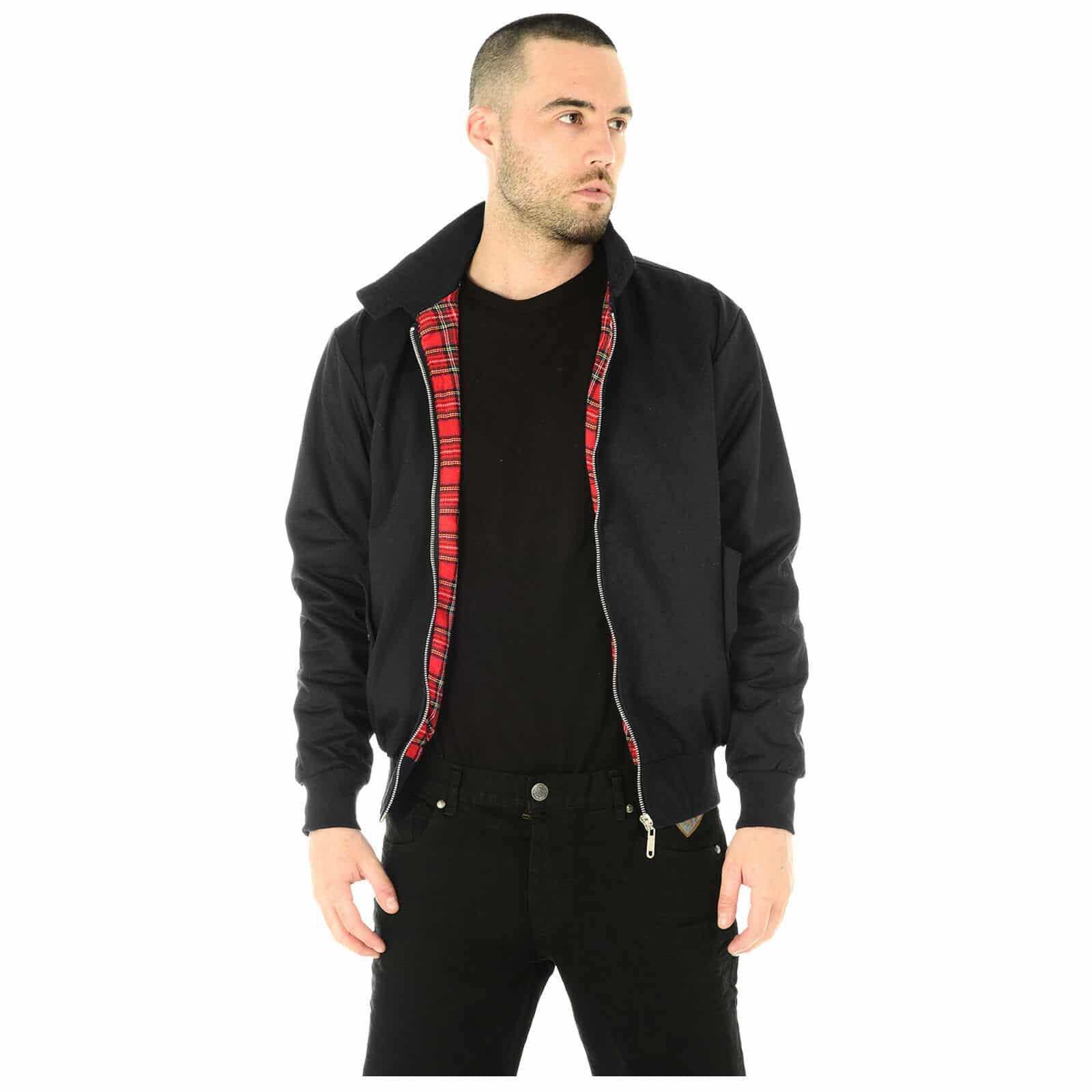 Harrington Jacket Black by Relco London - Image 4
