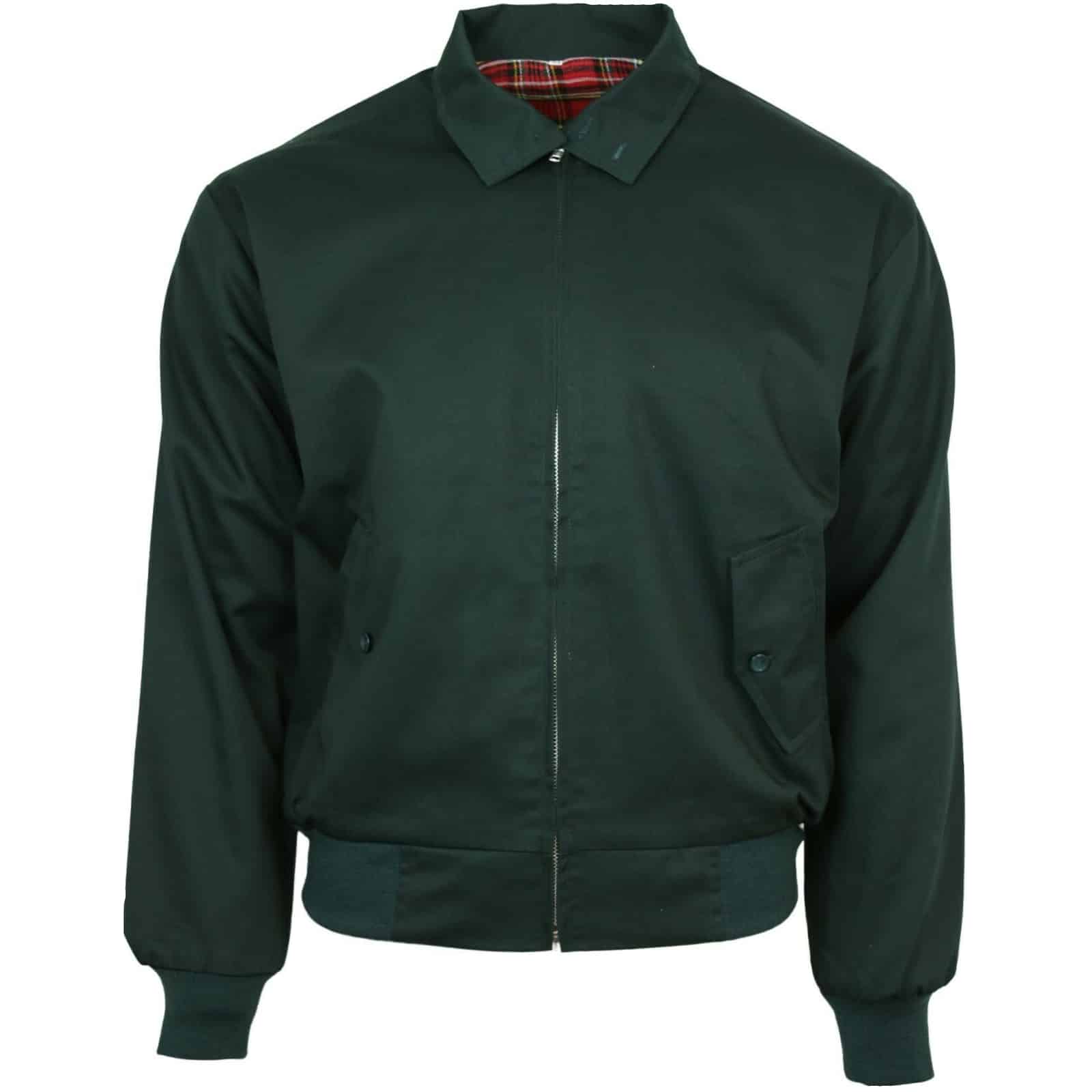 Harrington Jacket Bottle Green by Relco London - Image 2