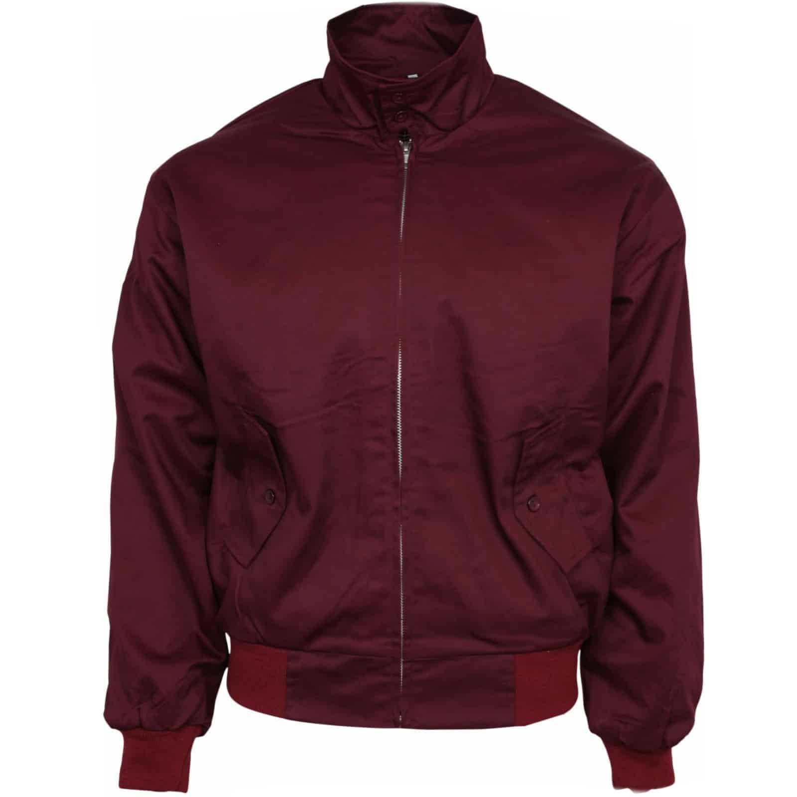 Harrington Jacket Burgundy by Relco London - Image 2