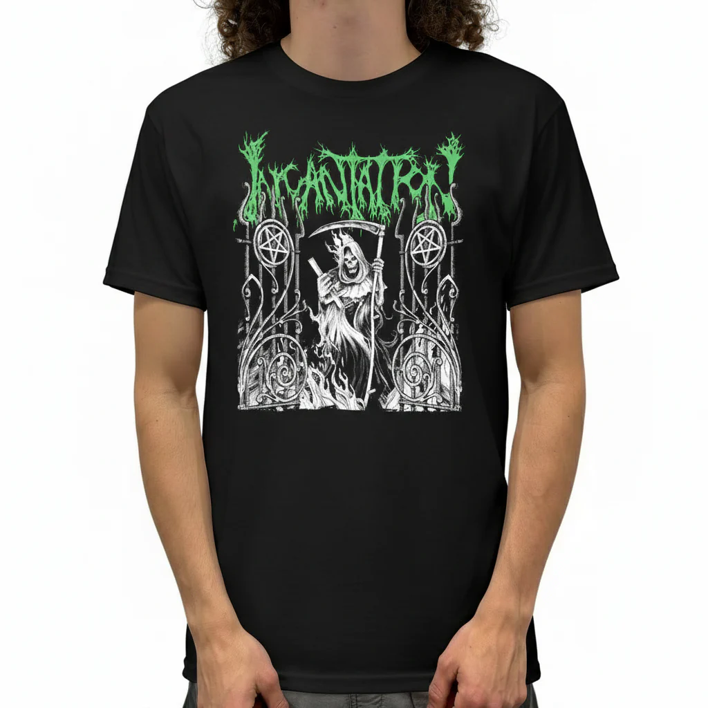 Incantation Reaping The Souls Of Blasphemy T-Shirt - Image 2