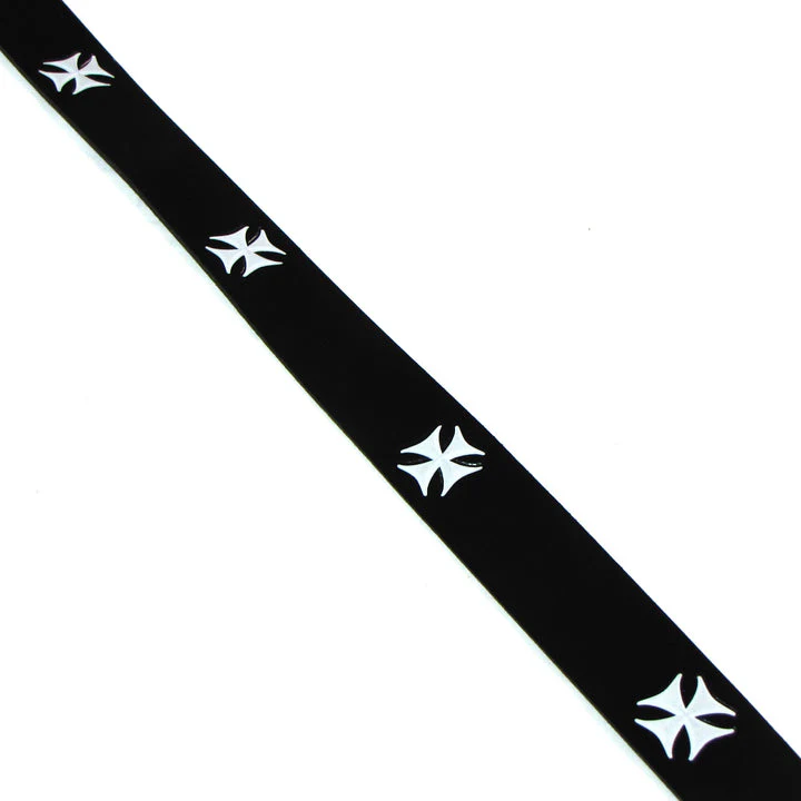 Iron Cross Embossed Leather Belt - Image 2