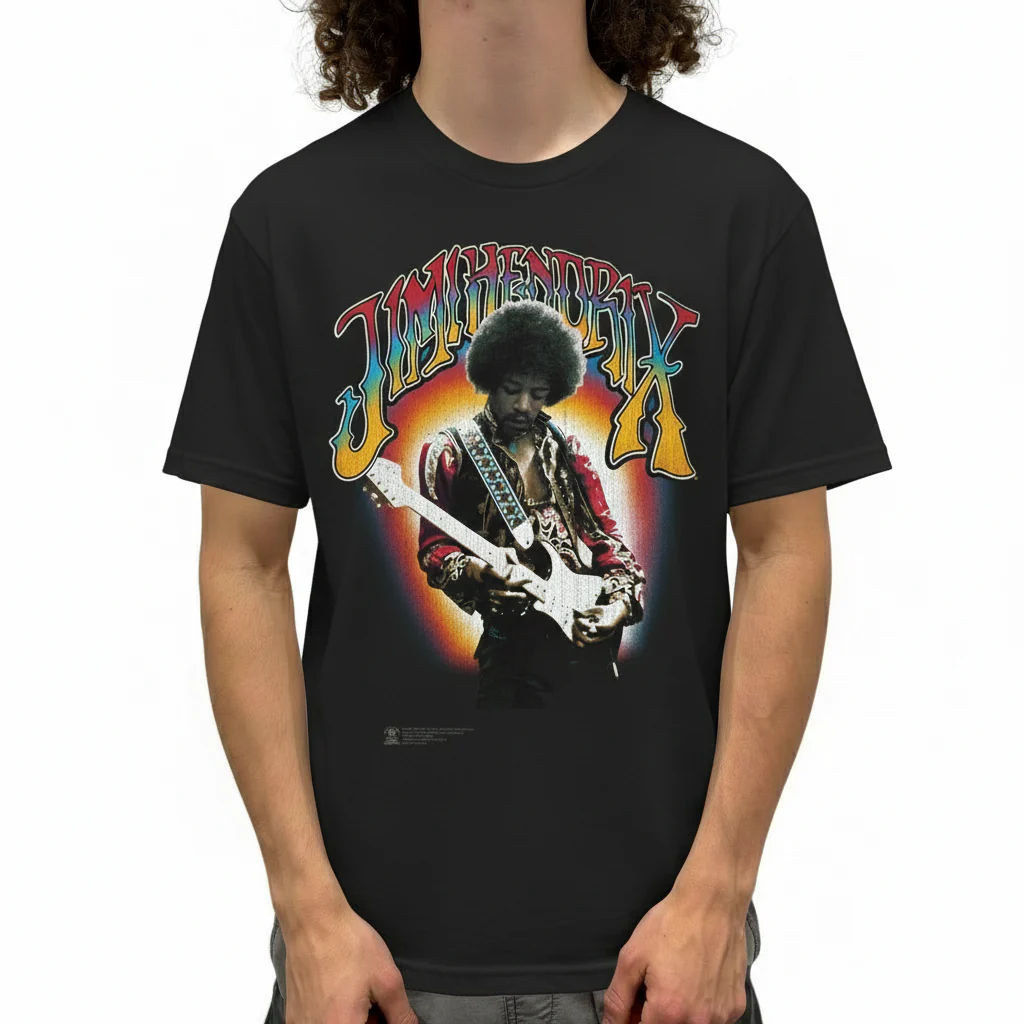 Jimi Hendrix Multi Color T-Shirt - Image 2