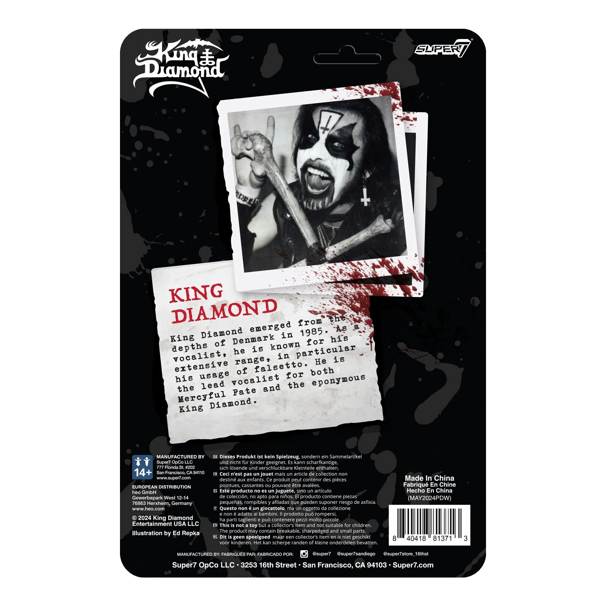 King Diamond Figurine by Super7 - Image 3