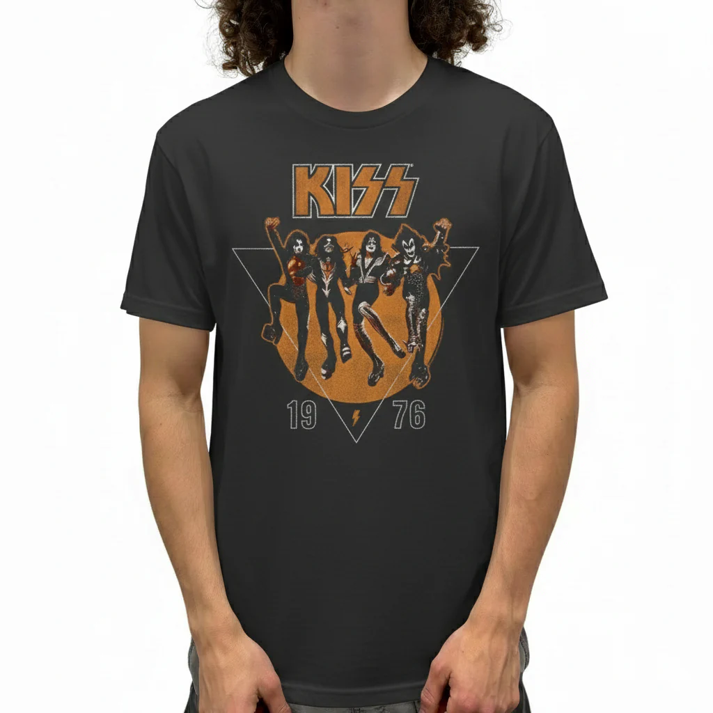 Kiss 1976 Smoke T-Shirt - Image 2
