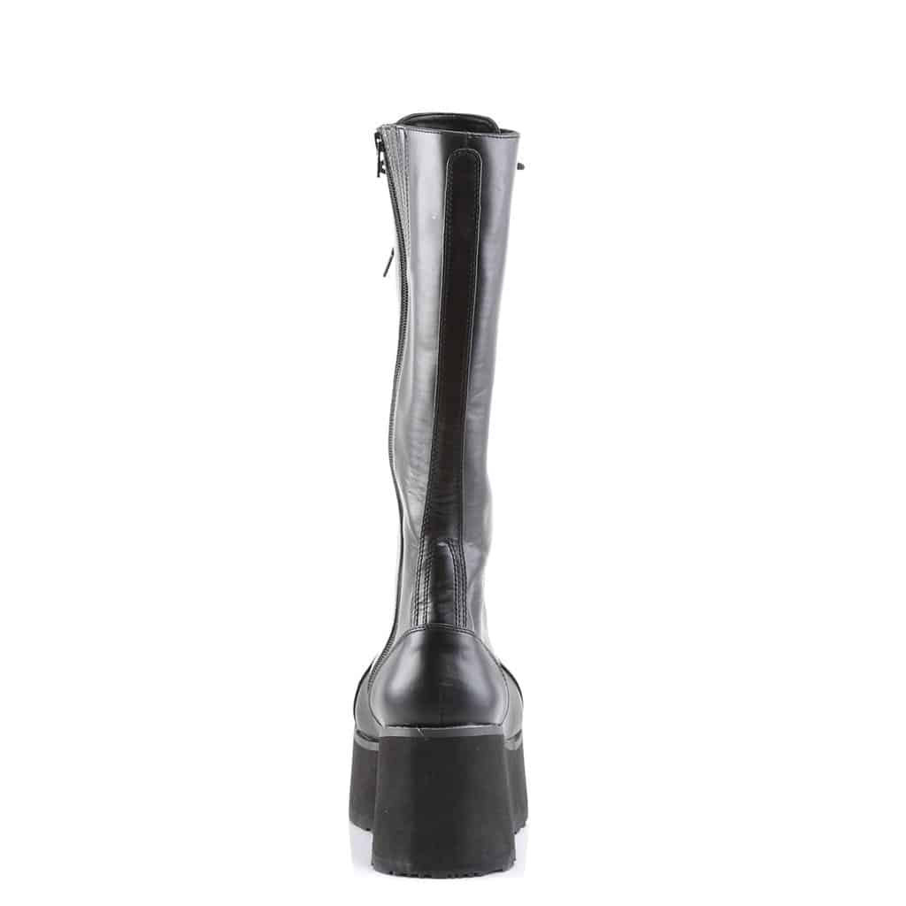 Demonia Knee High Leather Boot Trashville-502 - Image 3