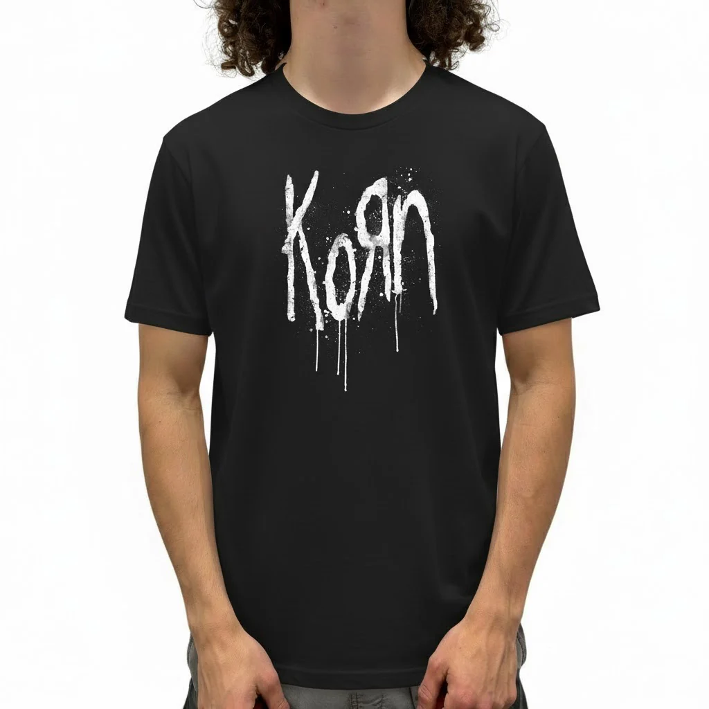 Korn Drip Logo T-Shirt - Image 2