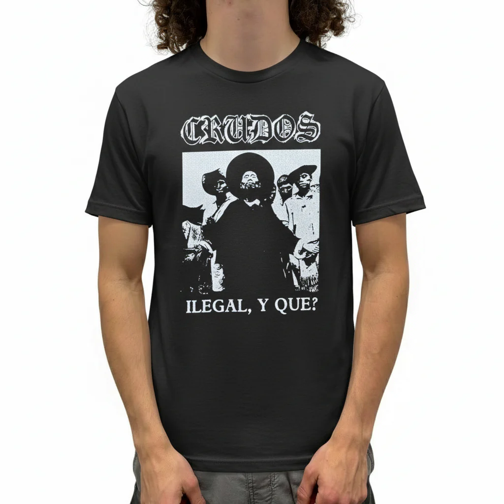 Los Crudos Ilegal y Que T-Shirt - Image 2