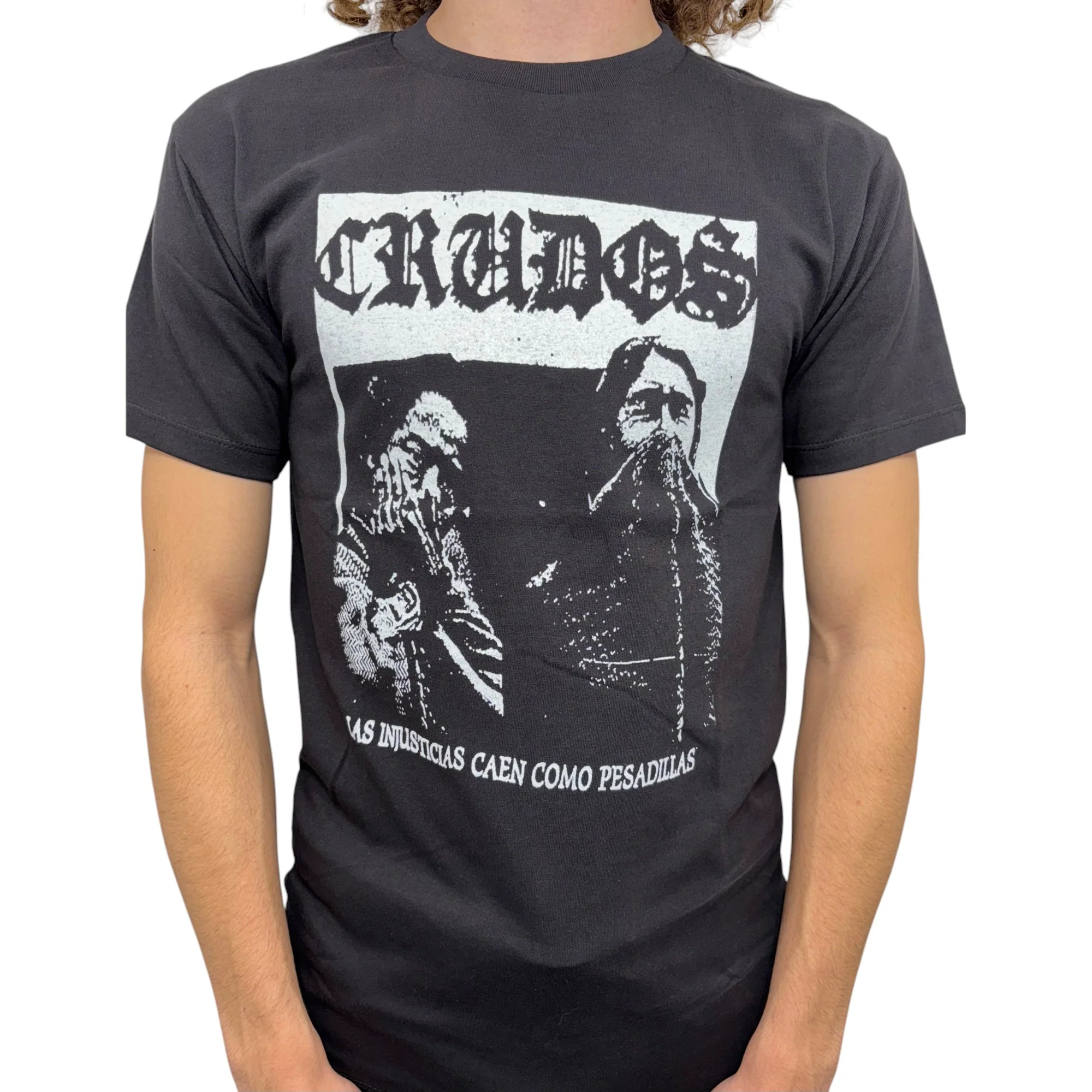 Los Crudos Las Injusticias Caen Como Pesadillas T-Shirt - Image 2
