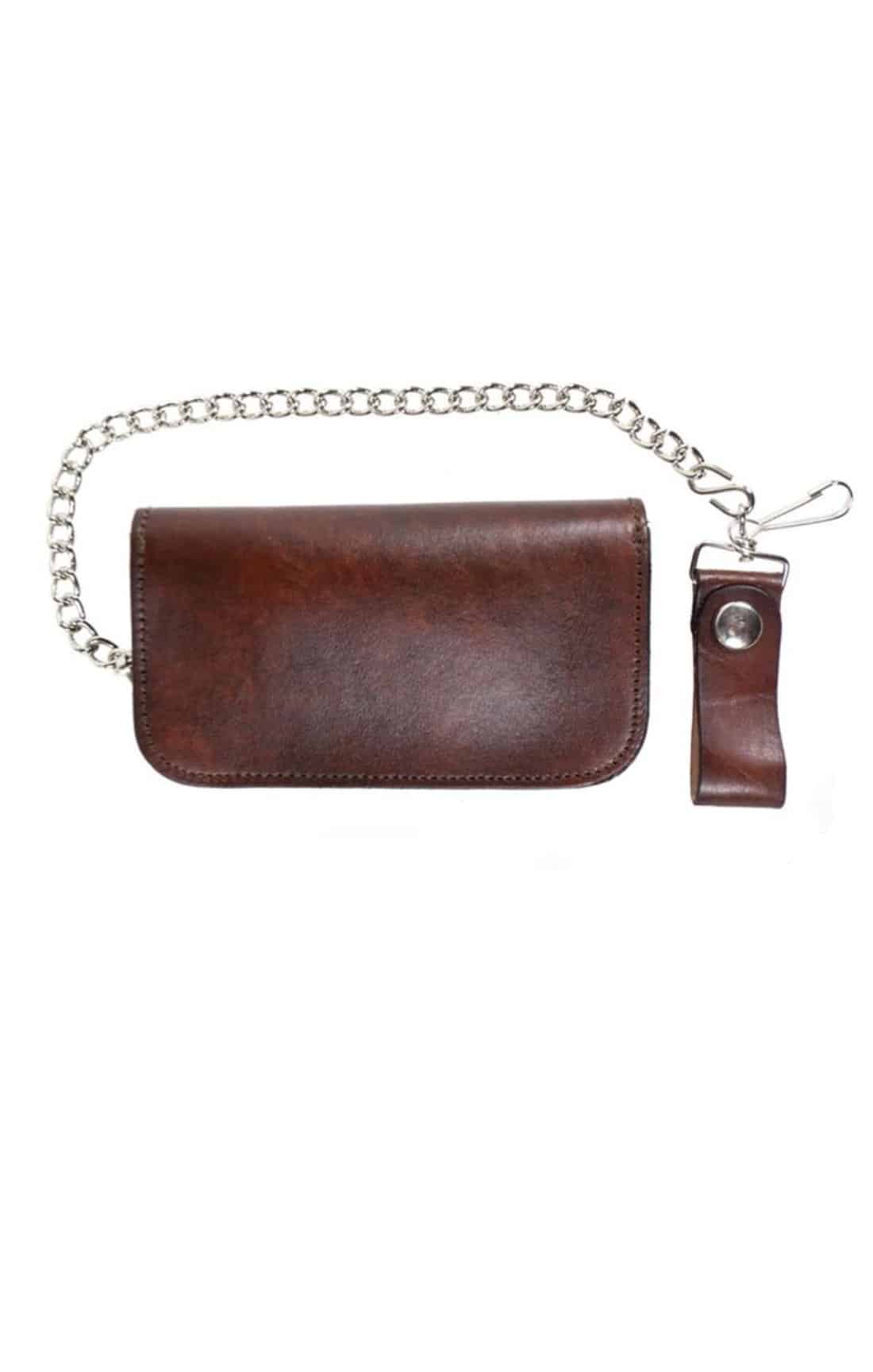 Lucky 13 Wallet Old Speed 6" Bi-Fold w/Chain - Image 3
