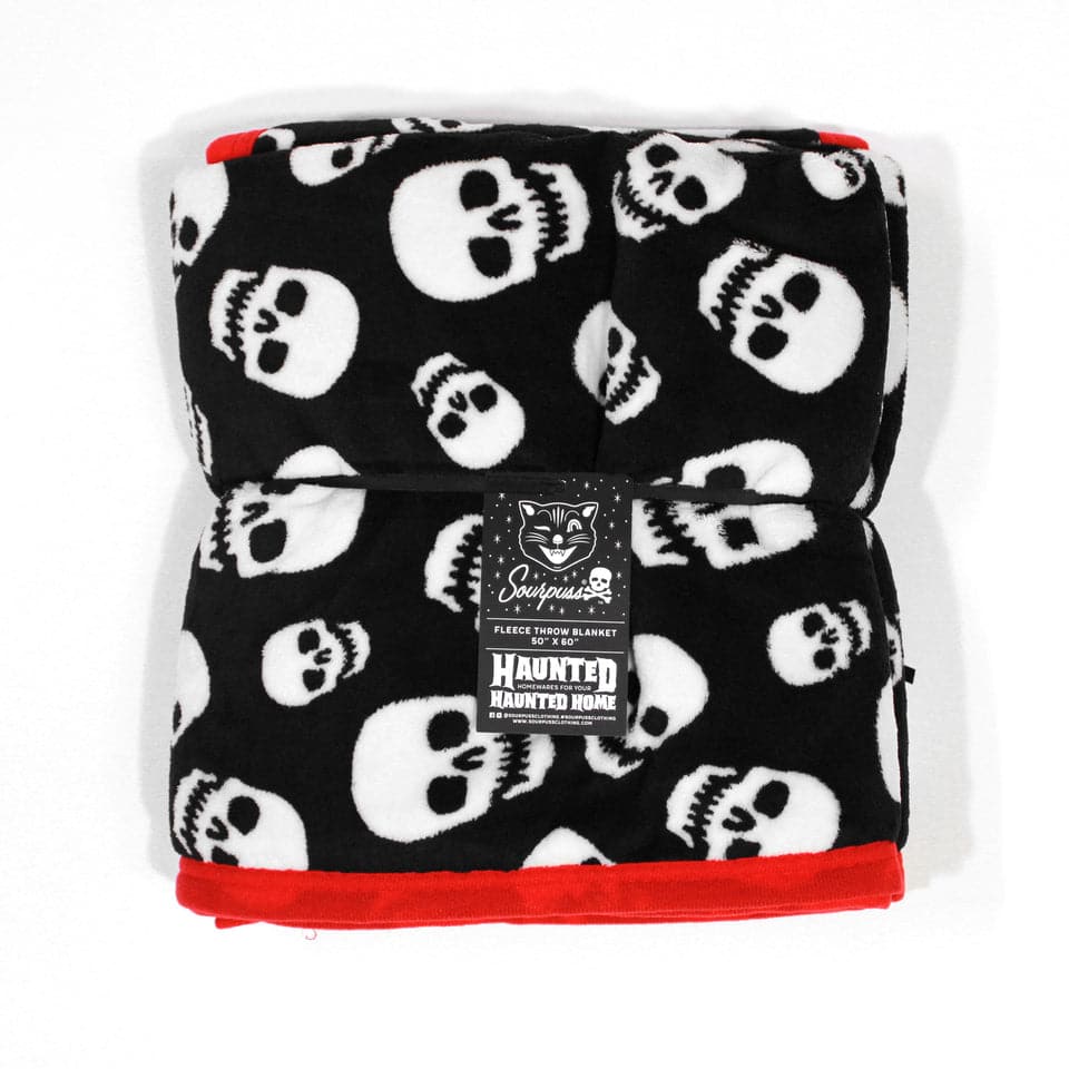 Lust For Skulls Blanket by Sourpuss Clothing - Image 2