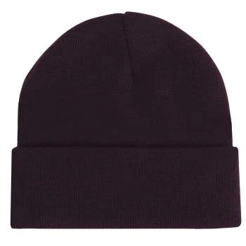 Maroon Cuff Beanie - Image 3