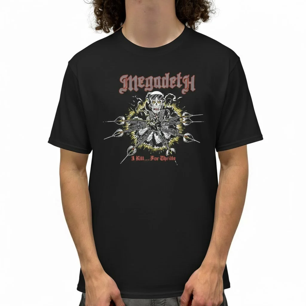 Megadeth Kill For Thrills T-Shirt - Image 2