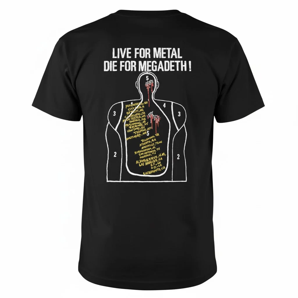 Megadeth Kill For Thrills T-Shirt - Image 3