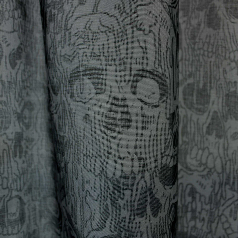 Melting Skulls Window Curtains by Sourpuss Clothing - Image 3