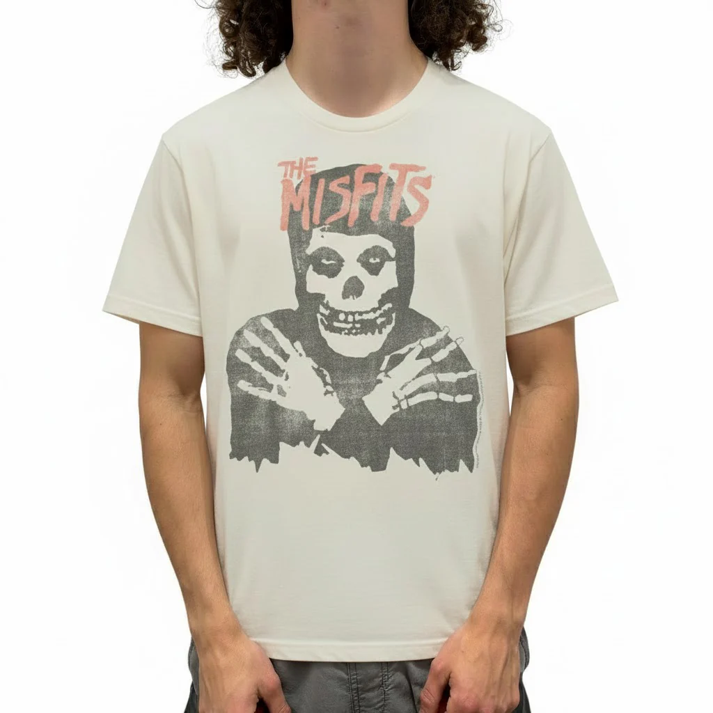 Misfits Crimson Ghost Cream T-Shirt - Image 2