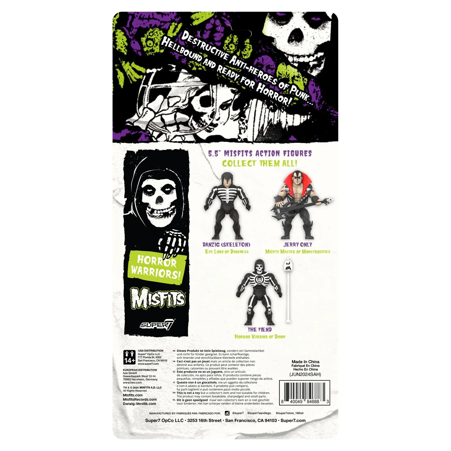 Misfits Danzig Skeleton Figure by Super7 - Image 3