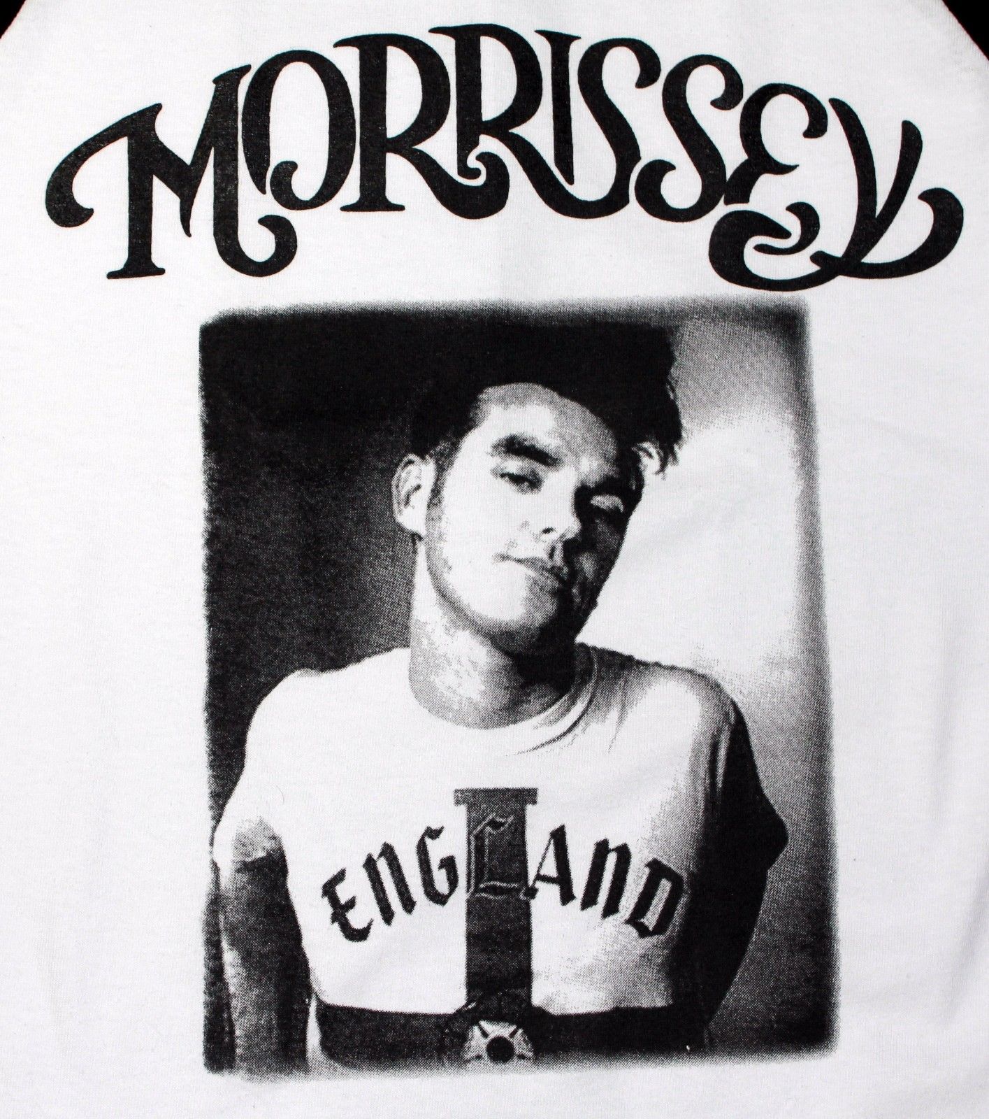 Morrissey England White Baseball Tee - Image 3