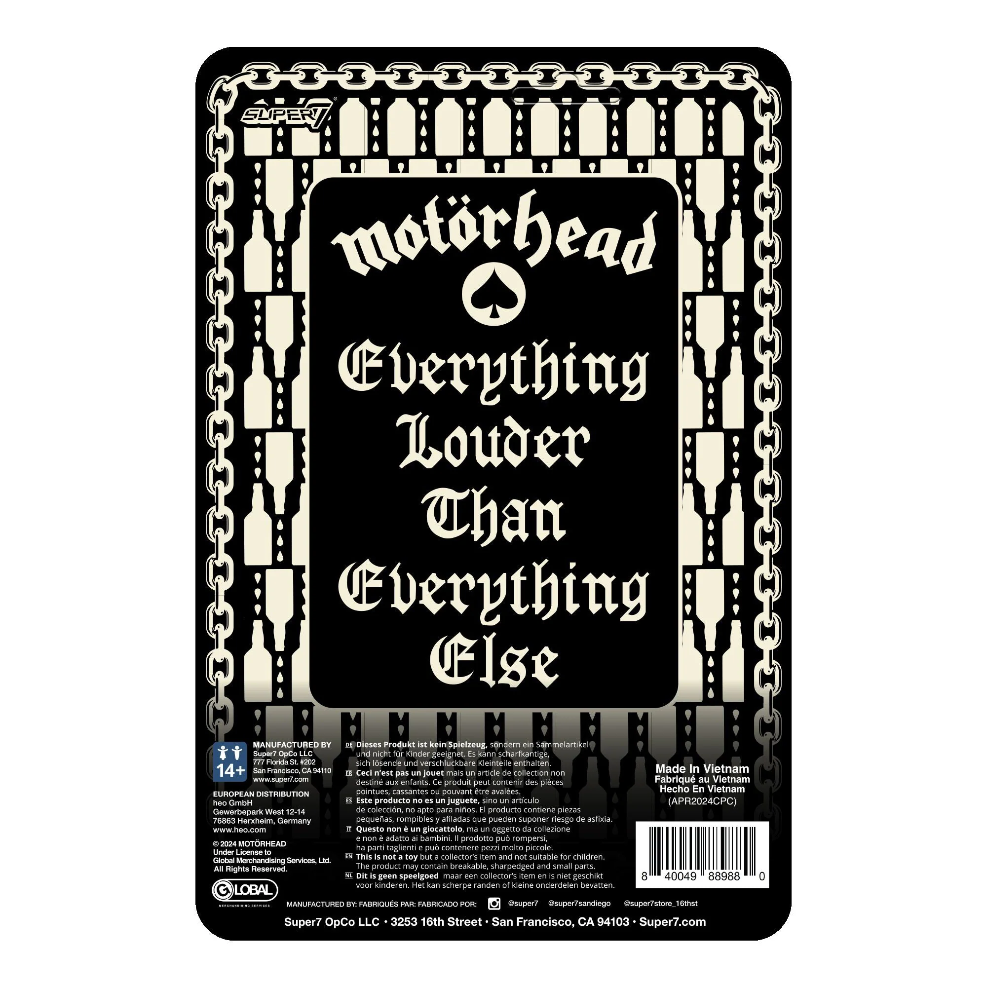 Motorhead Ace Of Spades Figurine by Super7 - Image 3