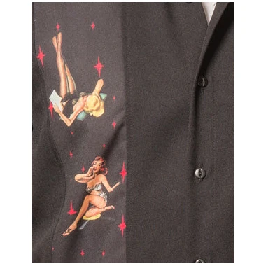 Multi Pinup Bowling Shirt by Steady Clothing - Image 2