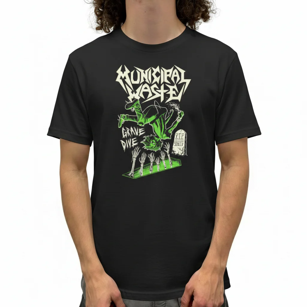 Municipal Waste Grave Dive T-Shirt - Image 2