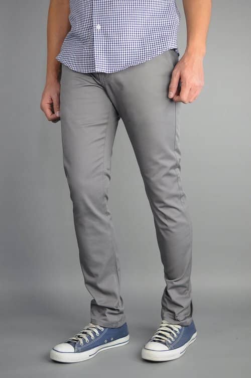 Gray Chino Pants by Neo Blue - Image 2