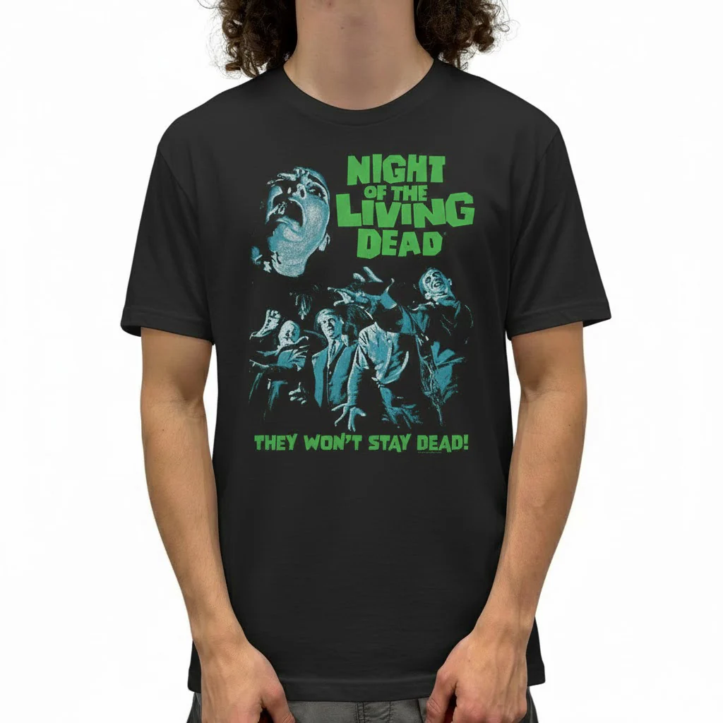 Night Of The Living Dead They Wont Stay Dead T-Shirt - Image 2