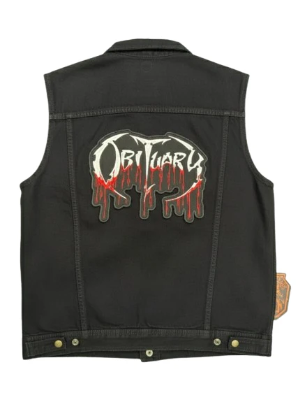 Obituary Logo Embroidered Back Patch - Image 2
