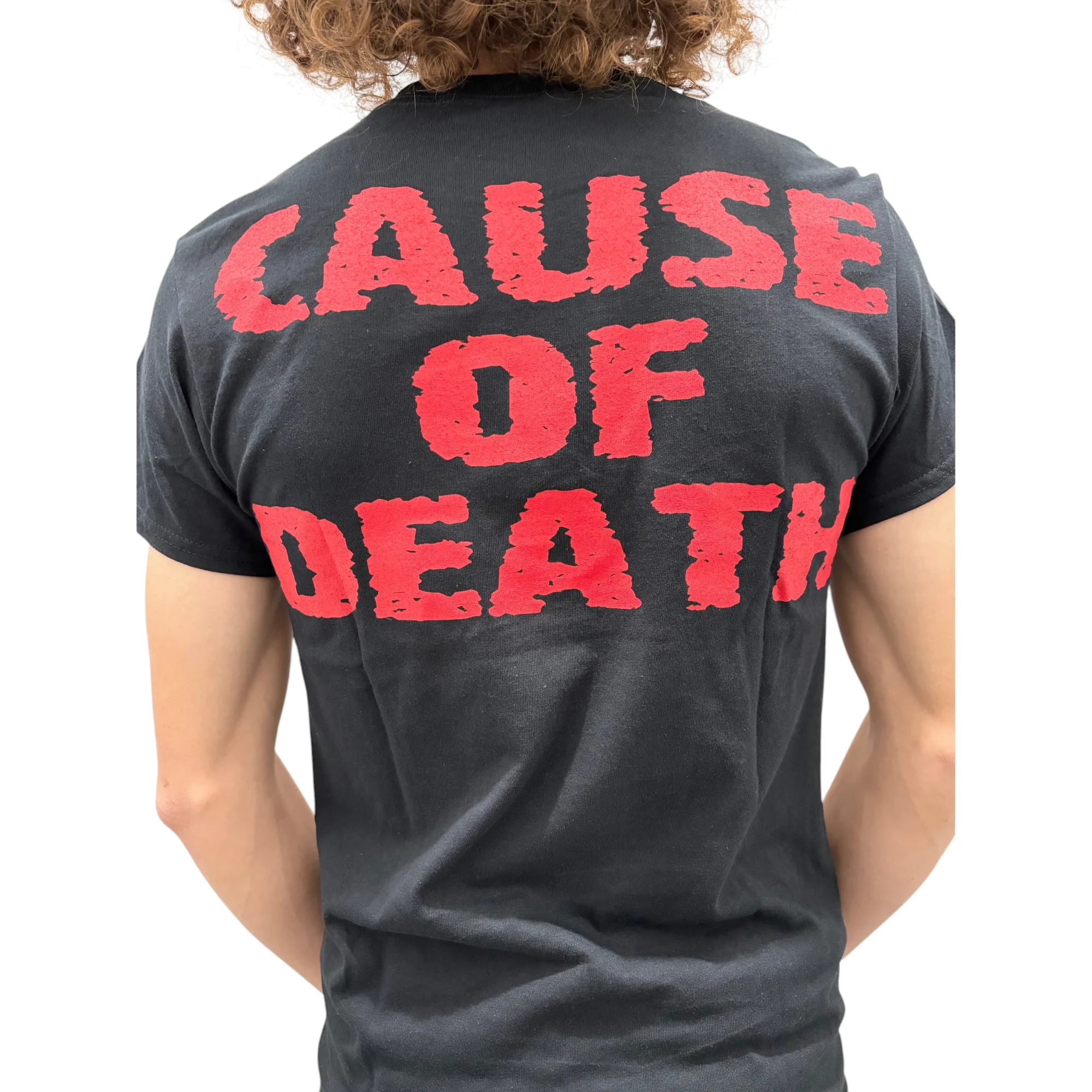 Obituary Cause Of Death T-Shirt - Image 4