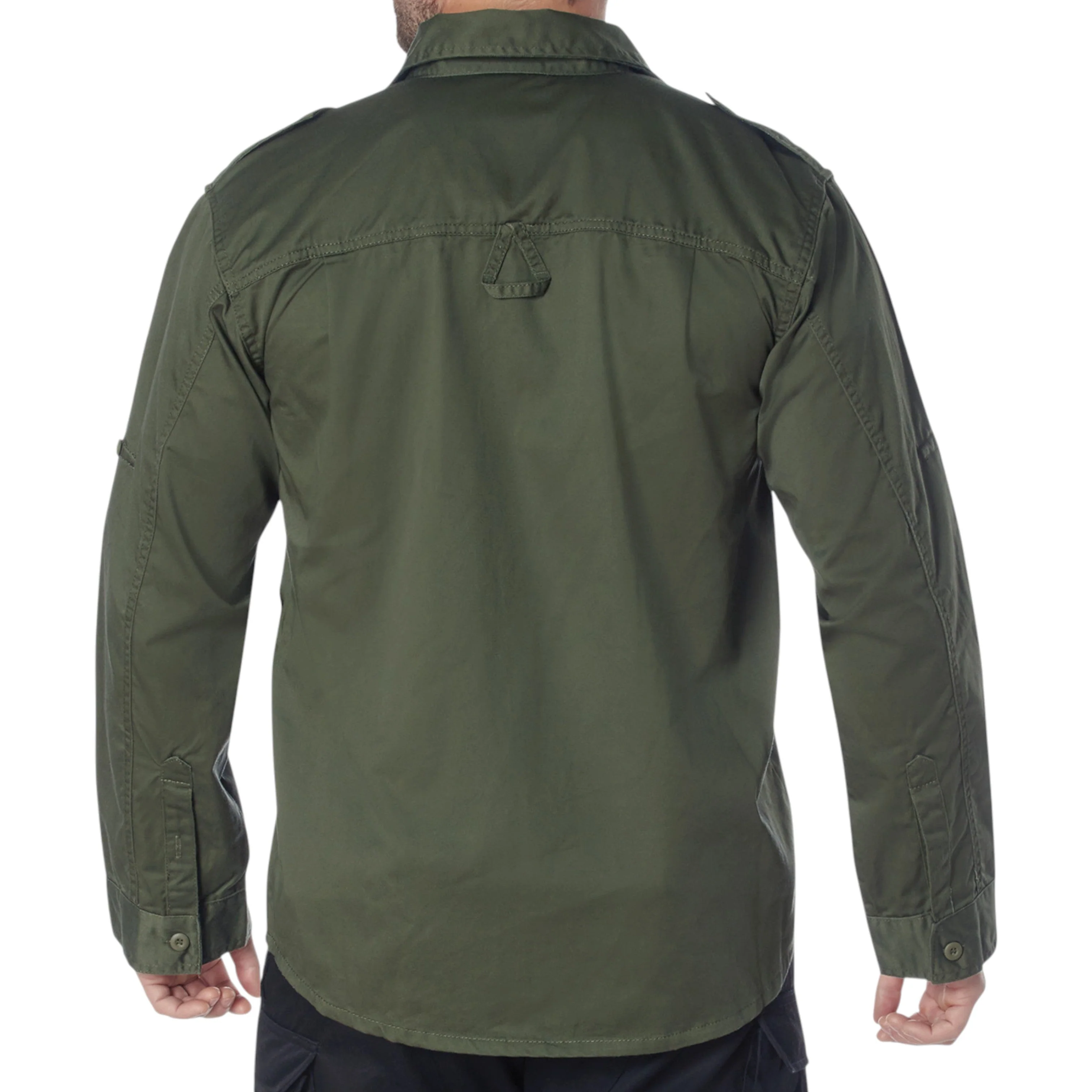 Olive Fatigue Shirt - Image 5