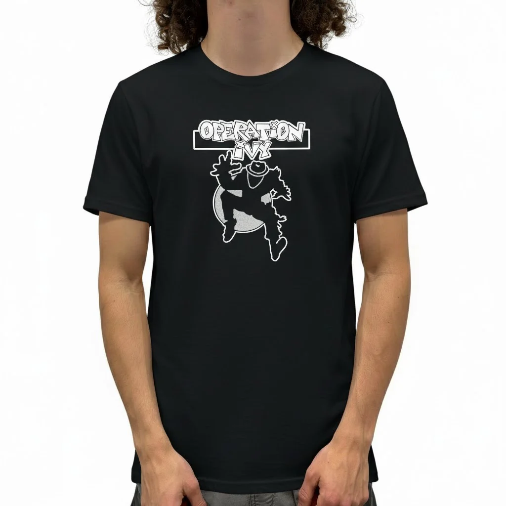 Operation Ivy Ska Men Logo T-Shirt - Image 3