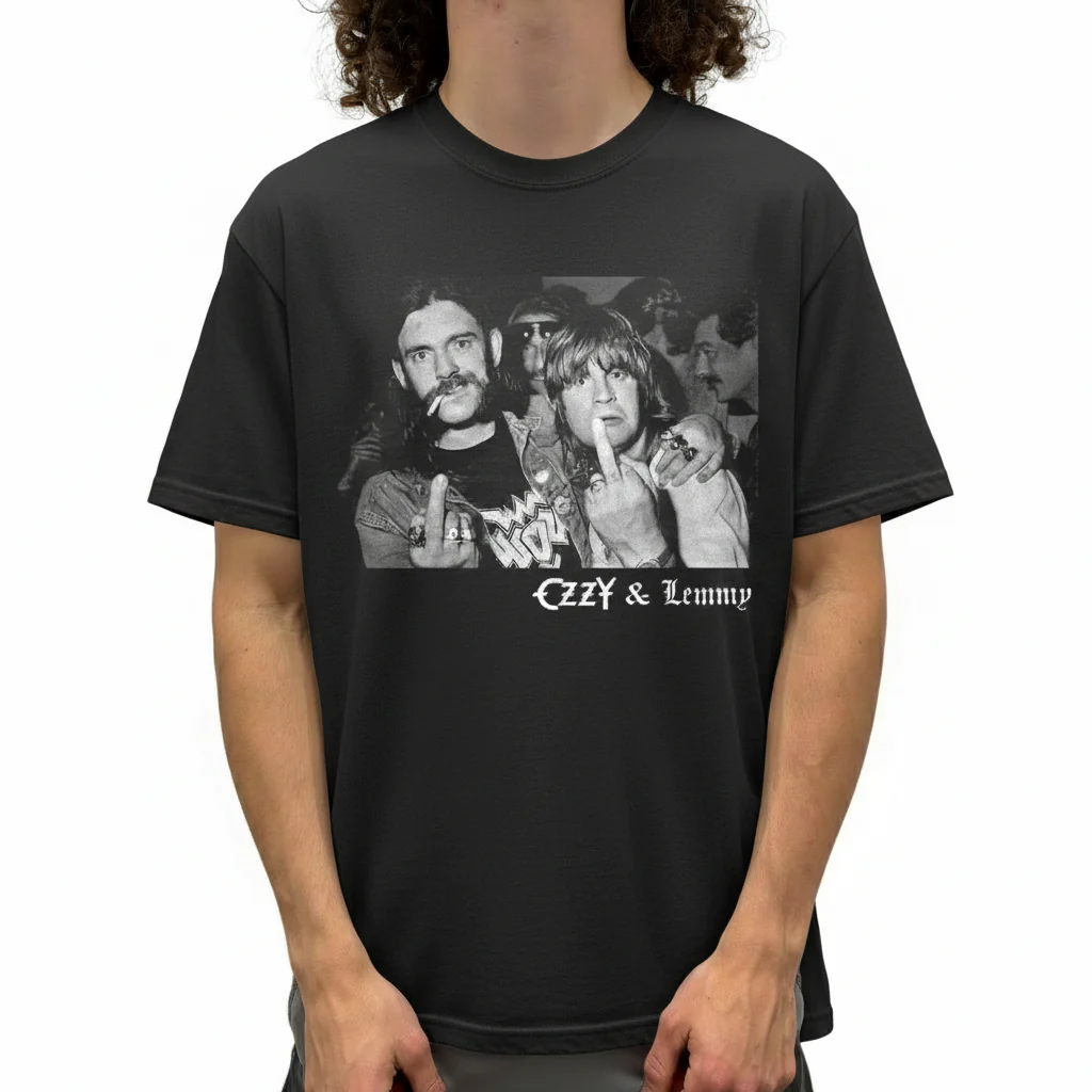 Ozzy And Lemmy T-Shirt - Image 2