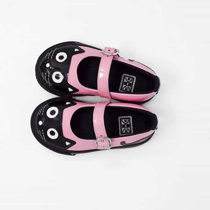 TUK Pink Kitty Mary Jane Toddler Sneaker A9726 - Image 3