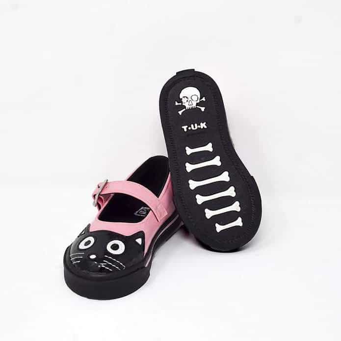 TUK Pink Kitty Mary Jane Toddler Sneaker A9726 - Image 4