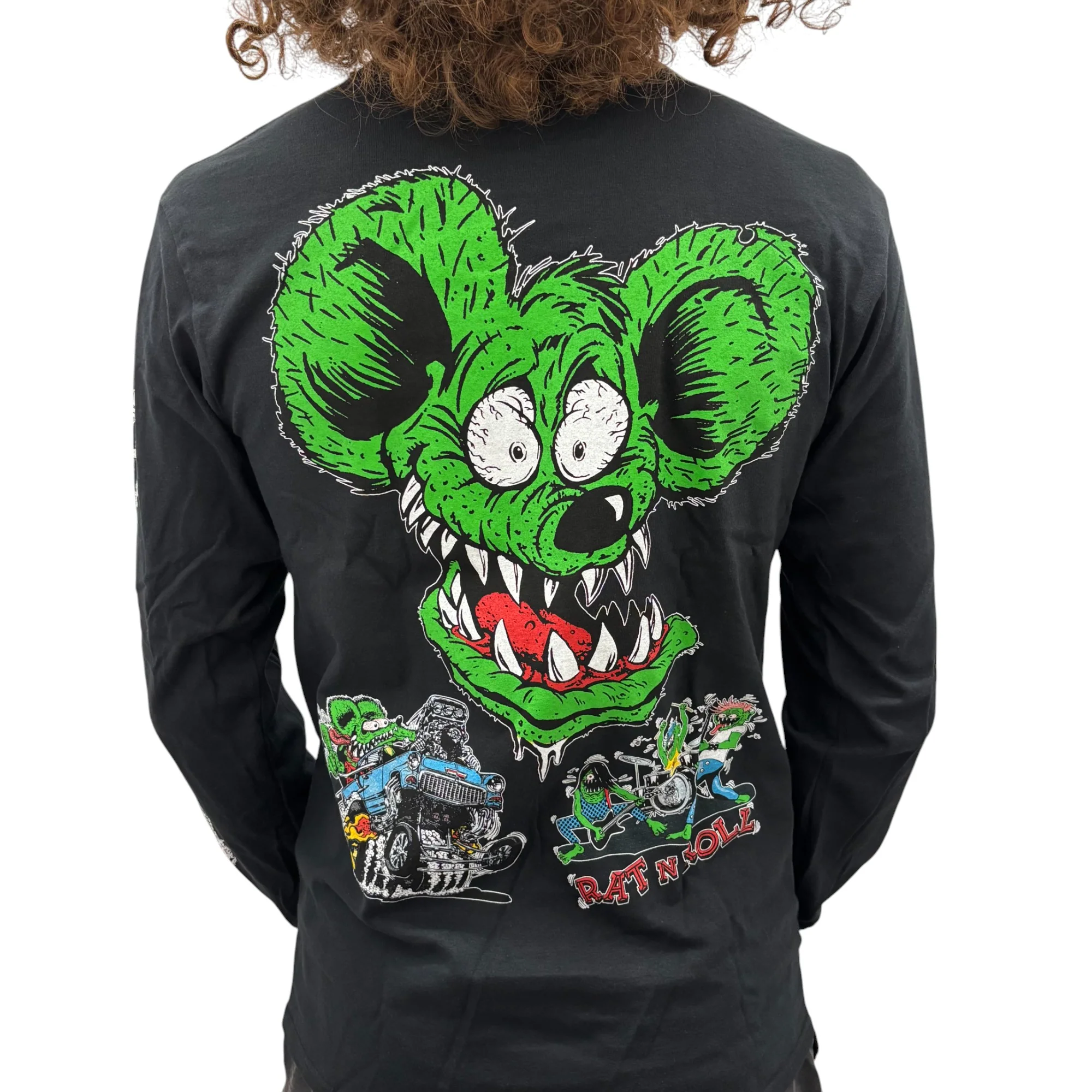 Rat Fink Collage Long Sleeve Shirt - Image 5