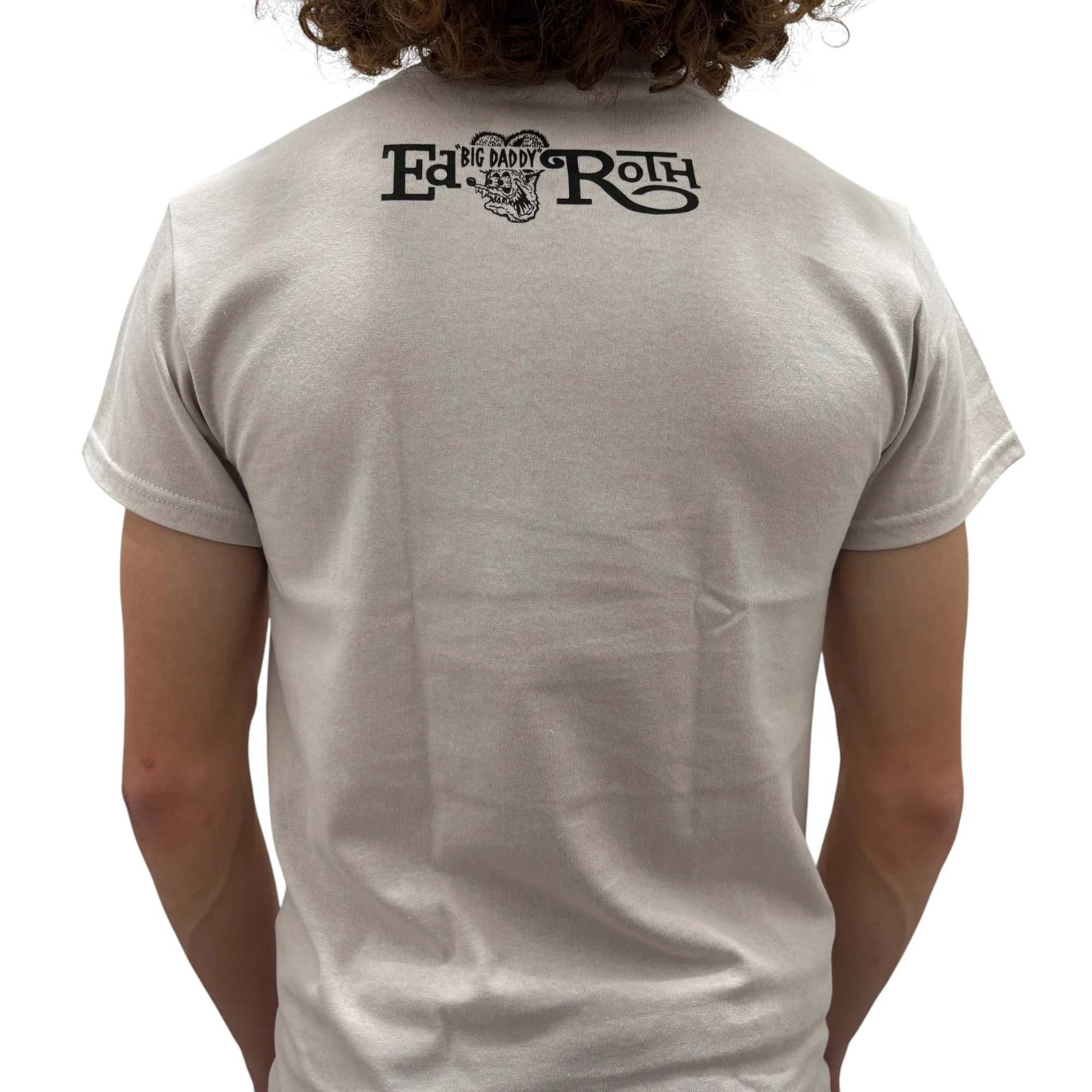 Rat Fink Red Truck Grey T-Shirt - Image 2