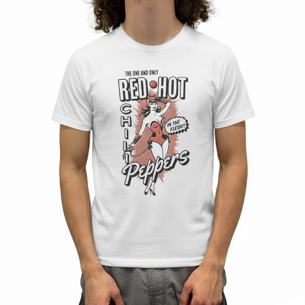 Red Hot Chili Peppers Devil Girl T-Shirt - Image 2