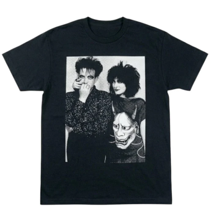 Robert Smith And Siouxsie Black T-Shirt